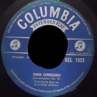 Columbia : Arrau - Mendelssohn, Granados